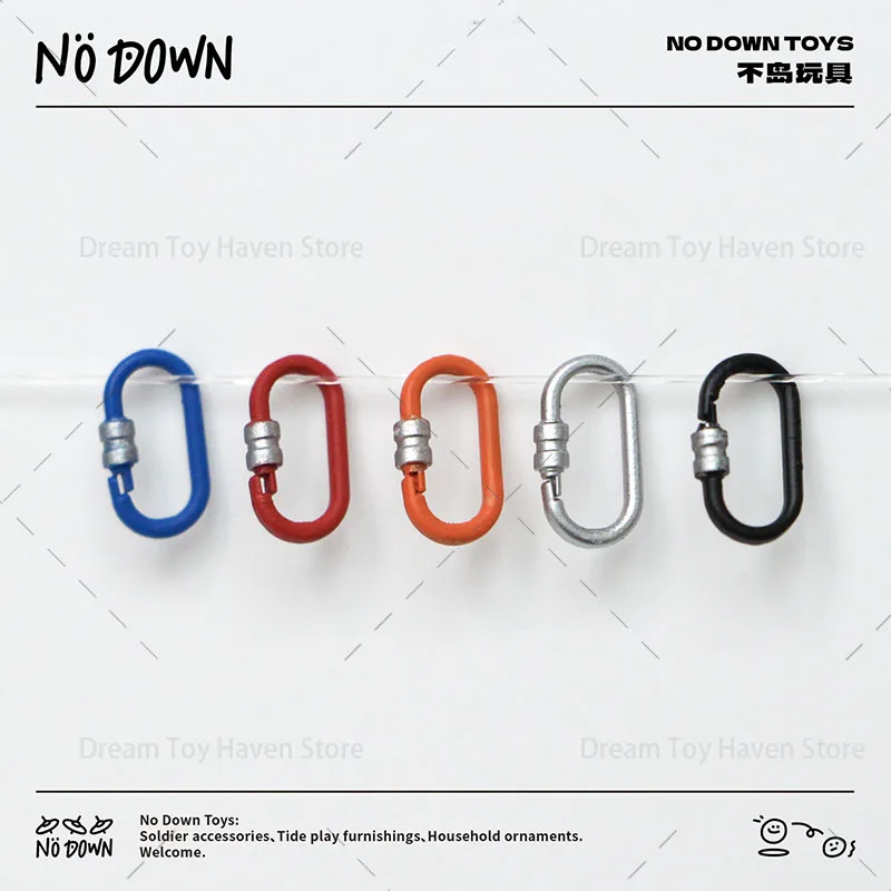 1/12 مقياس تسلق الجبال مشبك O-شكل مشبك مشبك حلقة المعدات التكتيكية العسكرية الملحقات تناسب 6 بوصة عمل الشكل #4