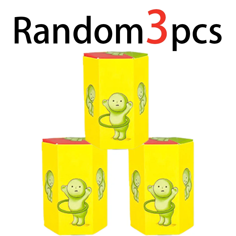 Neue Mehrfach-Serien: Nachtleuchtende grüne Puppen-Blind-Mystery-Box – Actionfiguren als Deko-Desktop-Modellspielzeug für Überraschungen