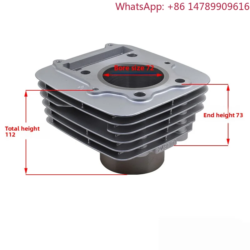 Big Bore Cylinder Piston Set With Pin Engine Upgrade Mod Parts For XTZ150 YS150 FZ16 Precision