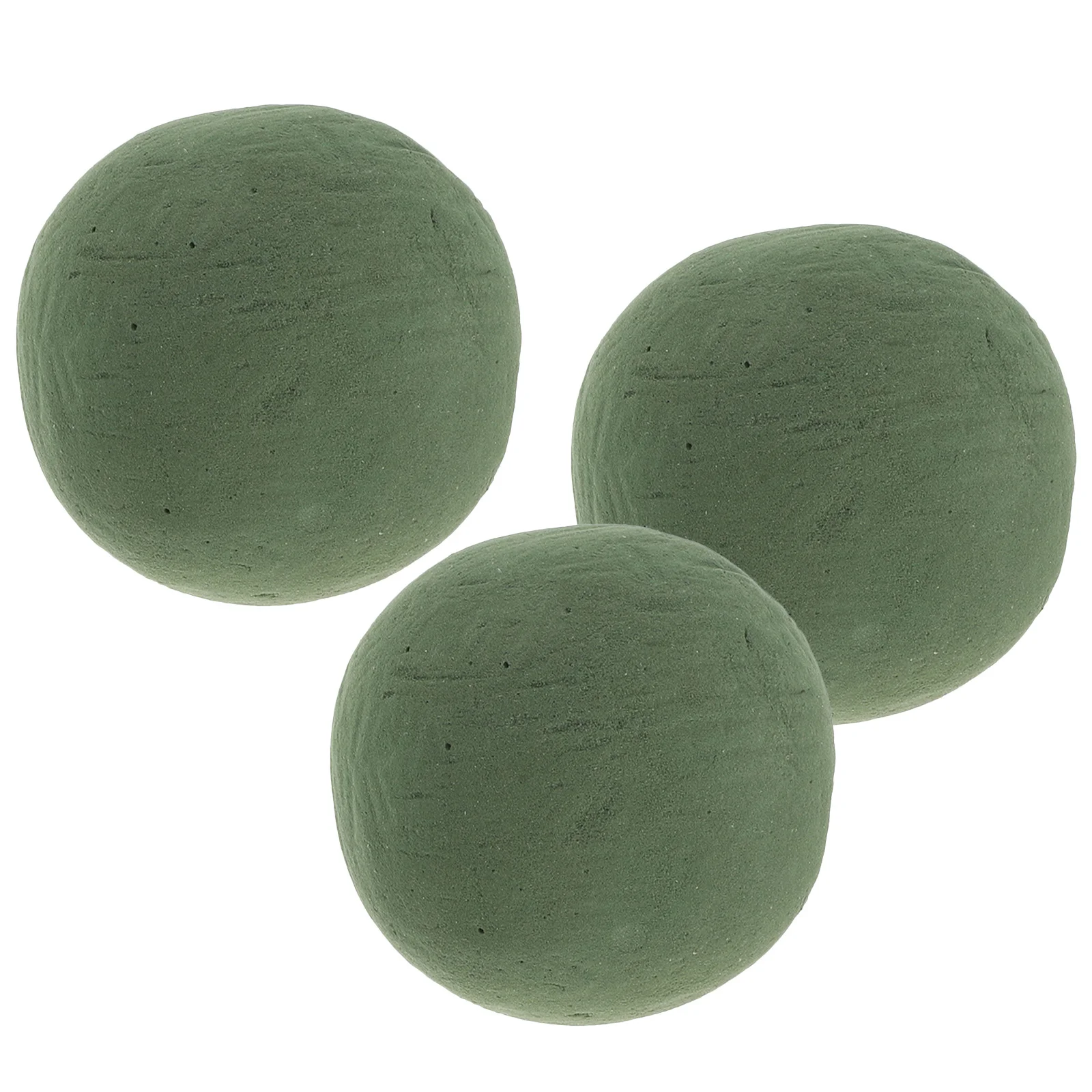 

3pcs Flower Mud Balls Green Round Foam For Fresh Flower Arrangements Long-Lasting Lightweight Portable Floral