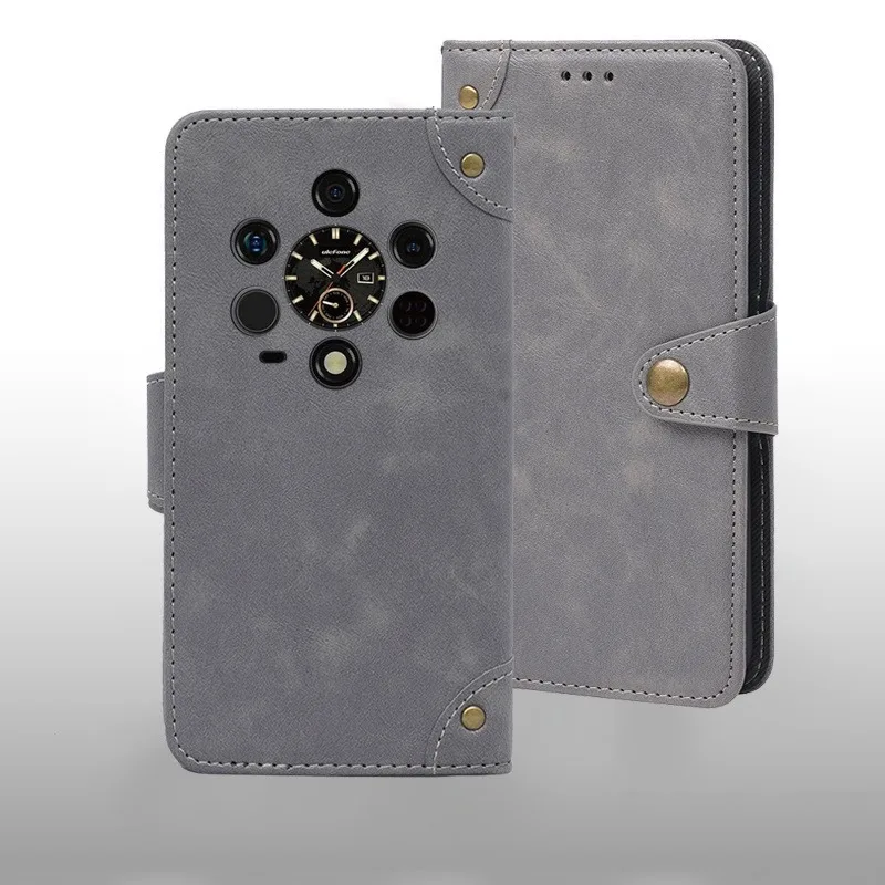 Etui Ulefone Armor 28 Ultra Metalowa klamra retro Skórzane etui na telefon Ulefone Armor 28 Ultra Akcesoria — zdjęcie produktu 5