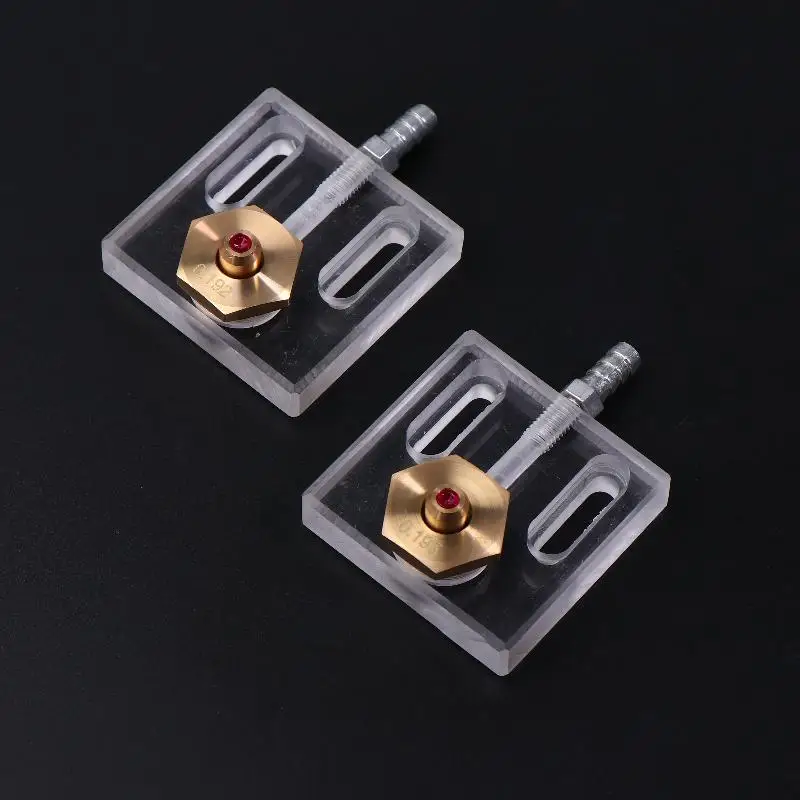 Ruby Water Nozzle EDM Guide – 0.192/0.195mm Molybdenum Wire Cutter Part with Cooling Plate
