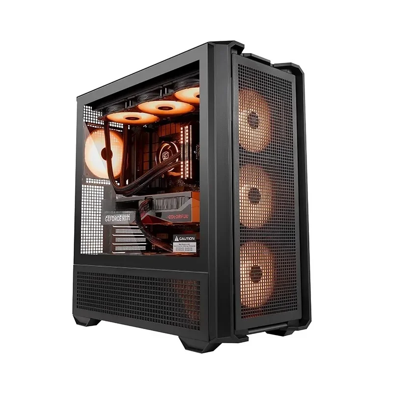 Obudowa komputera stacjonarnego MX600, pełna obudowa typu full tower EATX z przezroczystą ścianą, obudowa e-sportowa z możliwością chłodzenia wodnego 360
