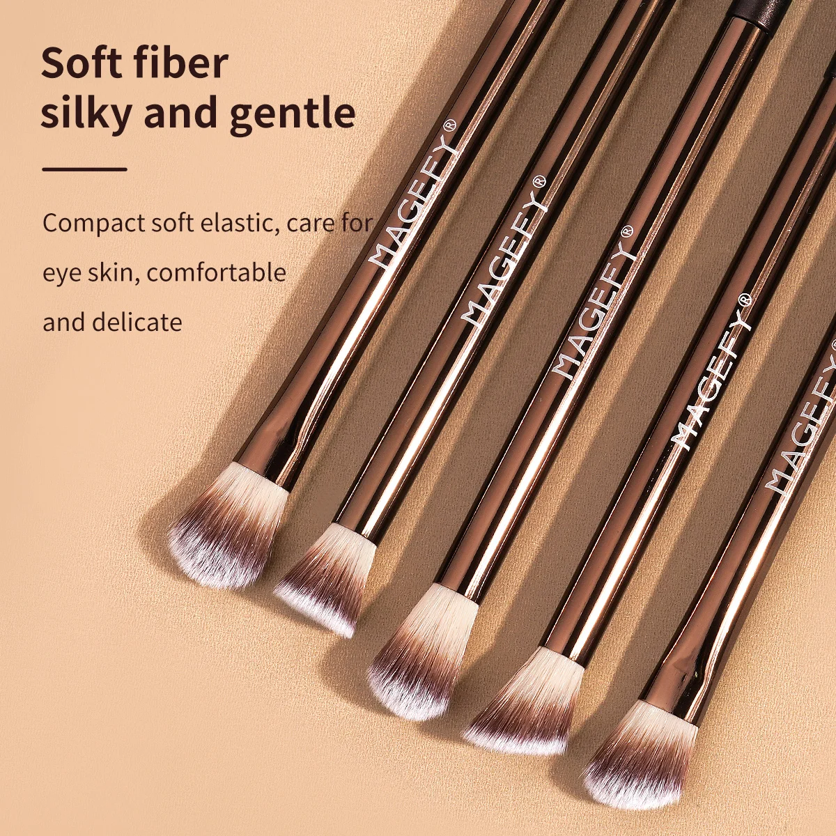 MAANGE アイメイクブラシ 13 個アイシャドウメイクブラシセットソフト人工毛アイシャドウ眉毛アイライナーブレンド用