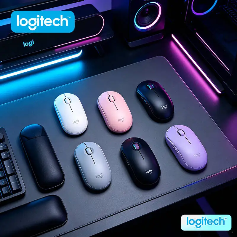 

Logitech M350 Wireless Quiet Mouse - Silent Operation, 1000 DPI, USB Receiver, 77g Lightweight, Home Office Helper