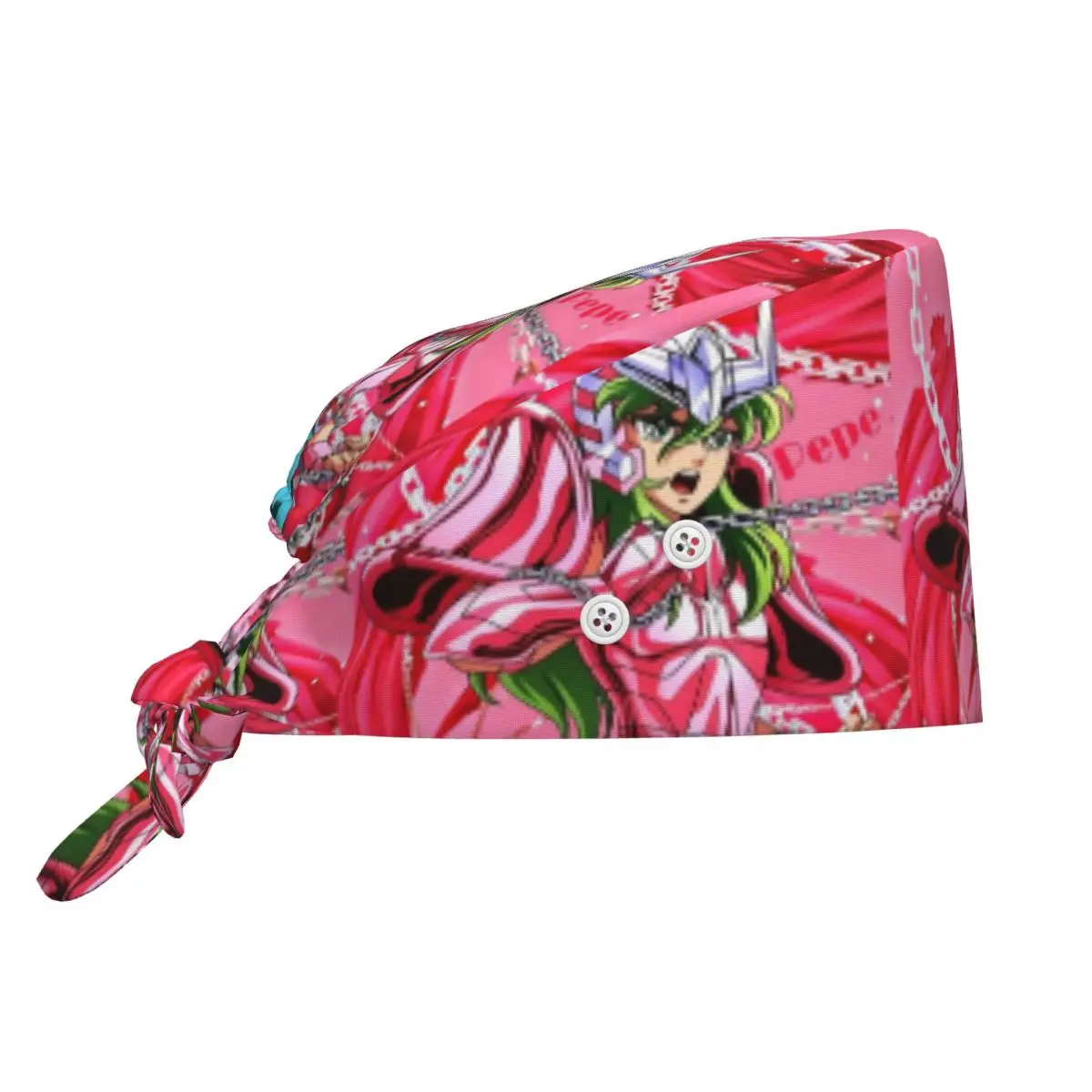 

Медицинская шапочка Saint Seiya (аниме/манга) с пуговицами для женщин и мужчин, для медсестер, врачей, хирургов