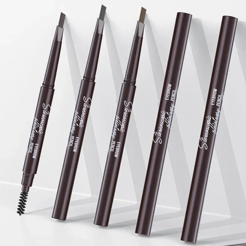 

5 Colors Eyebrow Cosmetics Pencil Waterproof Double-headed Eyebrow Tattoo Natural Long Lasting Makeup Paint Eyebrow Pencil
