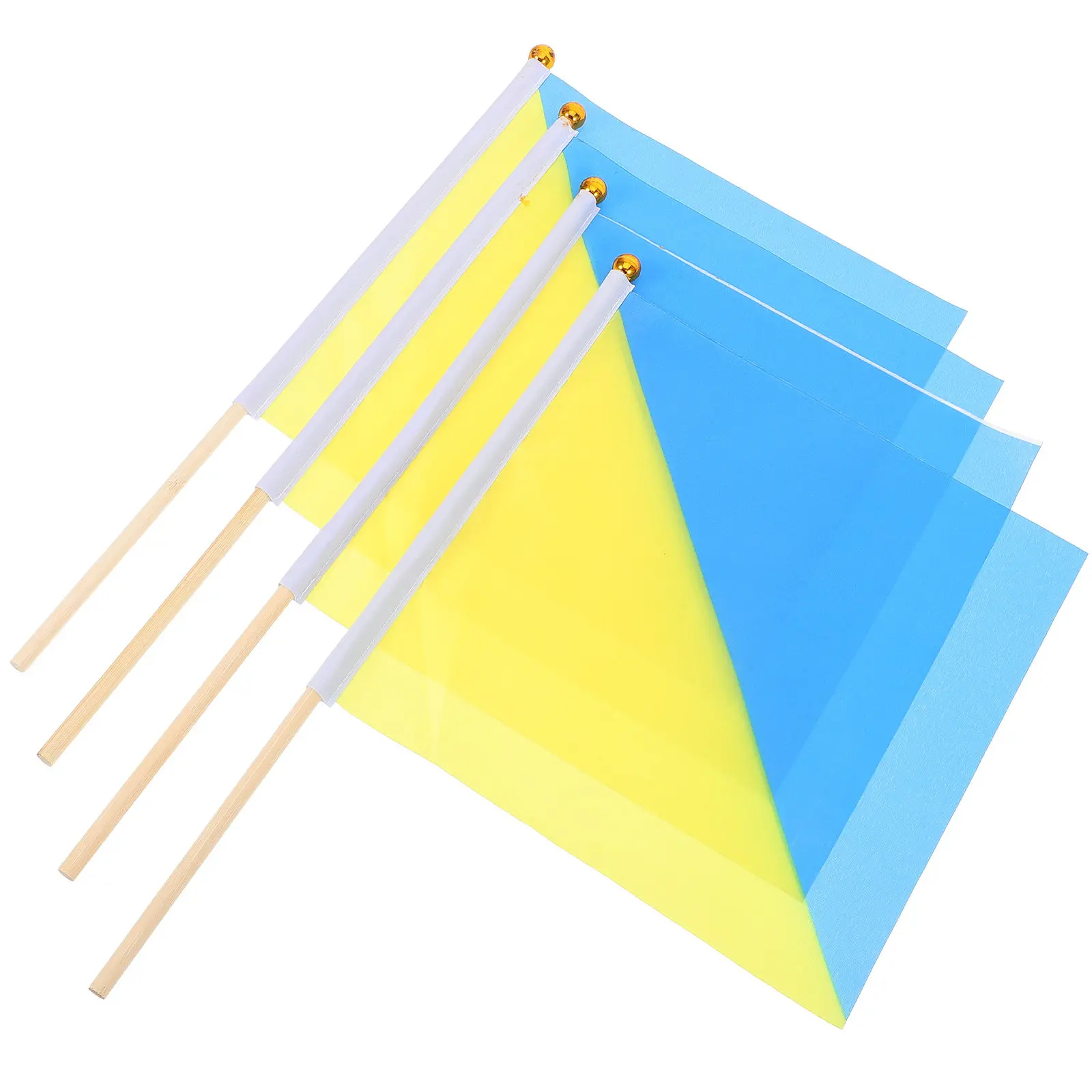 4Pcs Navy Signal Flag Handheld Commanding Safety Flag for Referee Training Sports Events Performance Bars Clubs Community Events