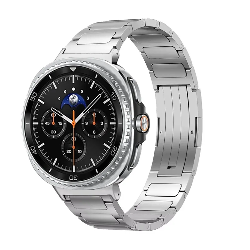 Titanium Metal Strap For Samsung Galaxy Watch 8 40mm 44mm/Classic 46mm Durable Wristband For Galaxy Watch Ultra 47mm Accessories