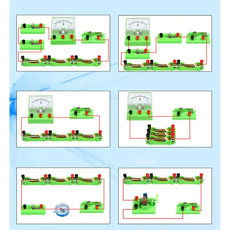 School Physics Labs Basic Electricity Discovery Circuit & Magnetism Experiment kits for High School Students Kids Gift