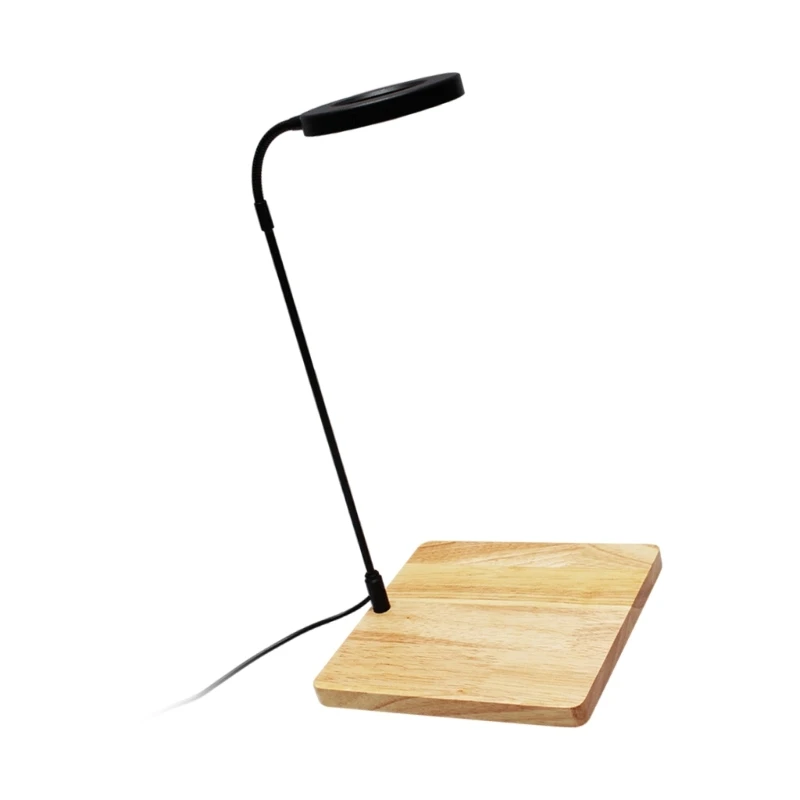 5 واط LED ضوء النبات مع قاعدة خشبية لخزانات الأسماك ومرابي الحيوانات الدورية شاشة ليد بطيف كامل الإضاءة USB تعمل مصباح #2