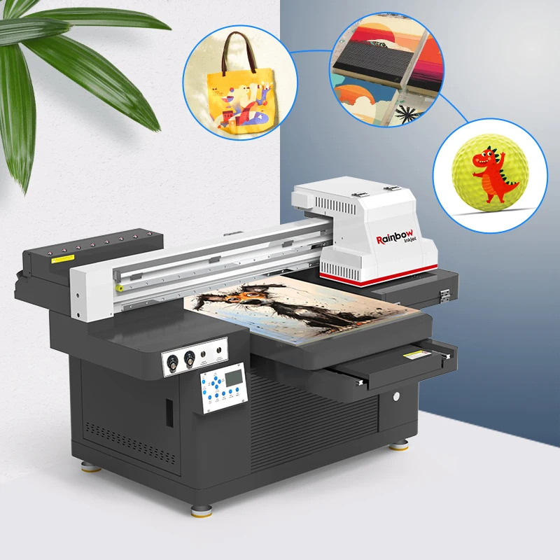 A2 Size Nano 7 UV5070 Flatbed Printer Gift Package Box Art Craft Customize Printing Machine