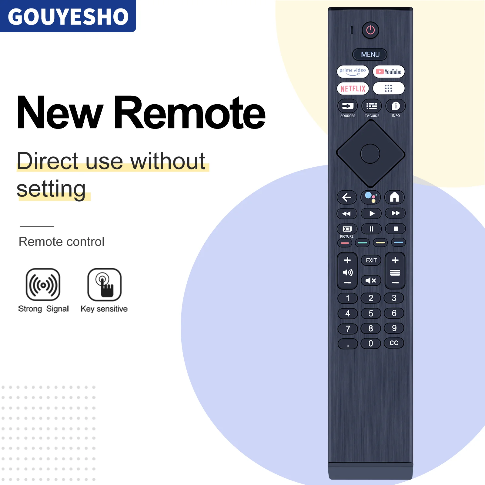 New Remote Control For Philips TV RC4284504/01RP 398GM08BEPH0007PH