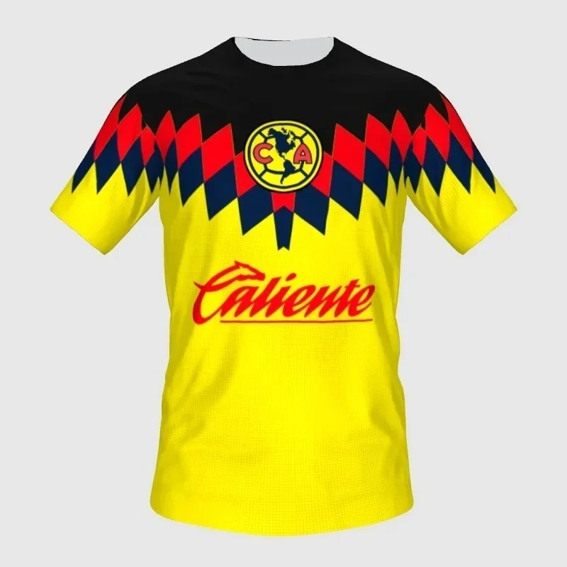 

Summer parent-child special Edition football shirt for New Mexico, USA, children's 3D pattern printed short-sleeved top