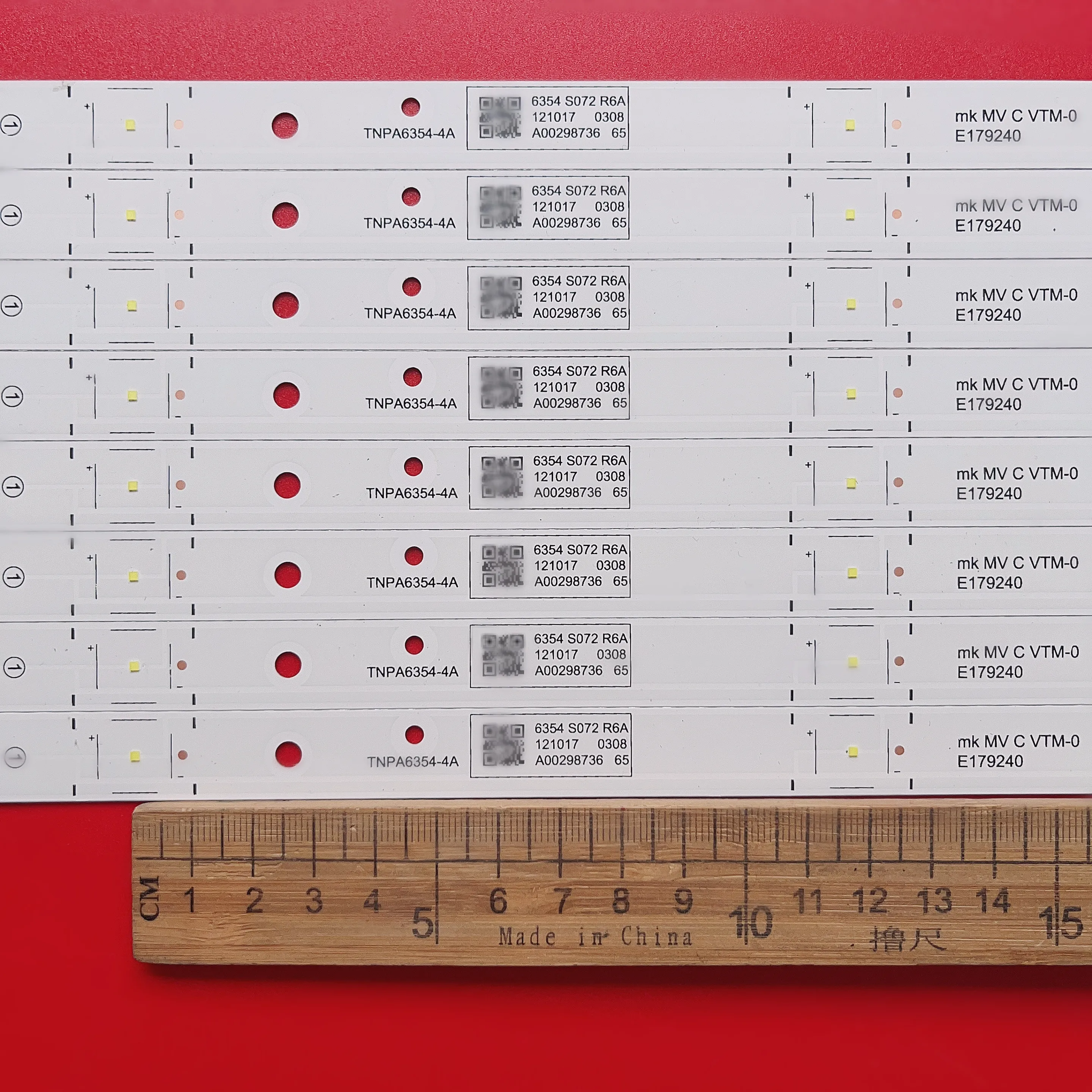 شريط إضاءة خلفية LED لباناسونيك ، TH-65EX600A ، TC-65FX600b ، TC-65FX600 ، TX-65FX600B ، TH-T65EX600K ، TNPA6354-4A ، tx-65exw60 ، 32 قطعة لكل مجموعة