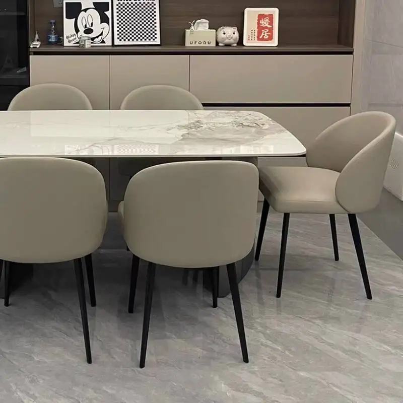 Party Unique Dining Tables Chairs White Space Expandable Nordic Dining Tables Set Luxury Modern Mesas Comedor Furniture For Home