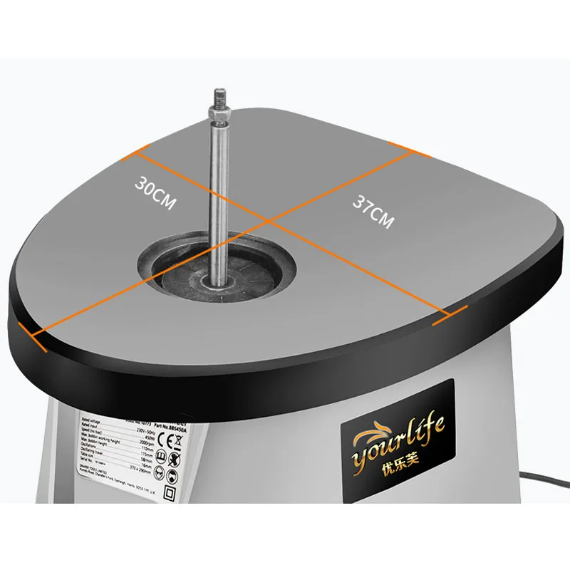 14-Inch Desktop Shaft Oscillating Spindle Sander Sand Mill Roller Machine Woodworking Instrument Furniture Grinding Tool