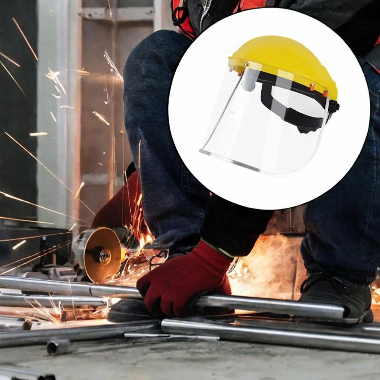 Face Accessories Adjustable Protector for Grinding Cutting Welding