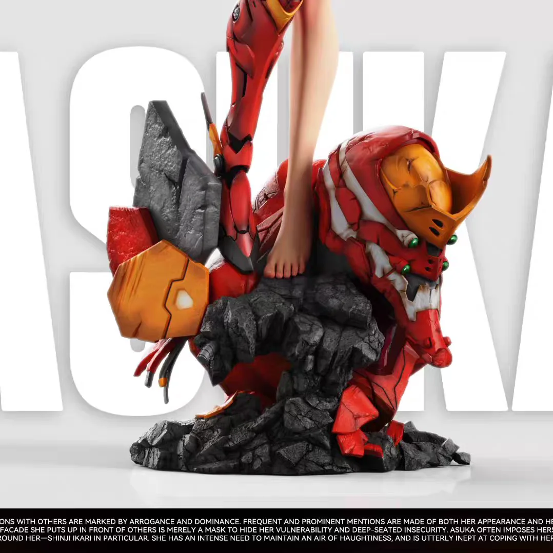 Mecha Girl Asuka Neon Genesis Evangelion Summer Swimsuit Series - 28cm Movable PVC Collectible Model Toys Gifts for Fans view 4