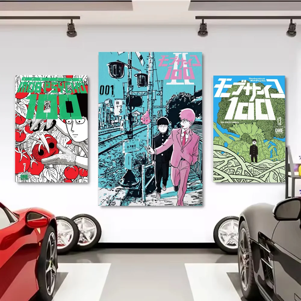 M-Mob P-Psycho 100 أنيمي الكرتون المشارك متعددة الأغراض جدار الفن لغرفة المعيشة غرفة نوم مكتب المدخل بار | فكرة هدية ديكور المنزل #4