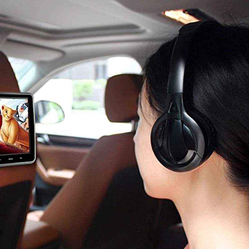 IR Infrared Wireless Headphone Stereo Foldable Car Headset Headphones Indoor Outdoor Music Headphones TV Headphone