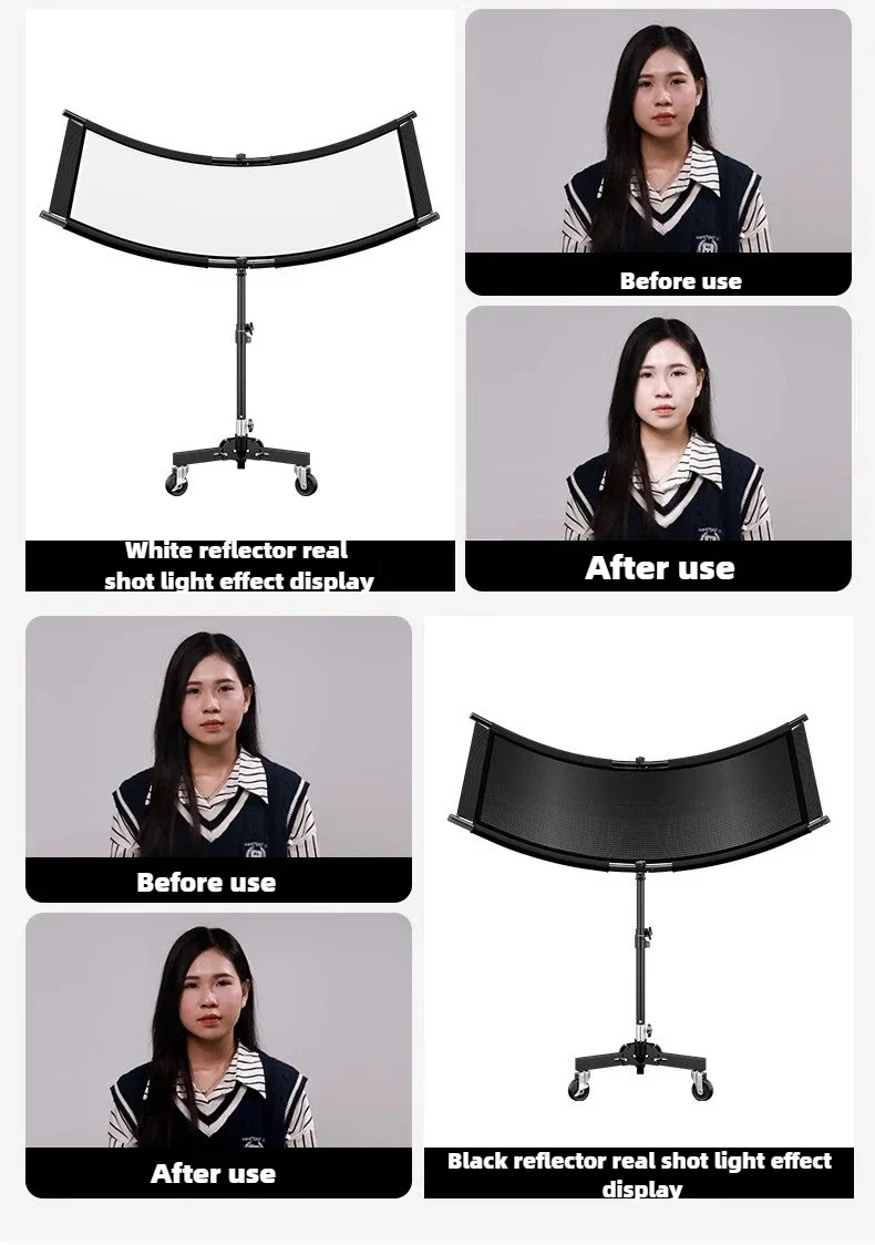 176cm Large Size U-type Reflector With Tripod Option Photo Studio Kits for Photo Studio Studio Kits Photography Accessories