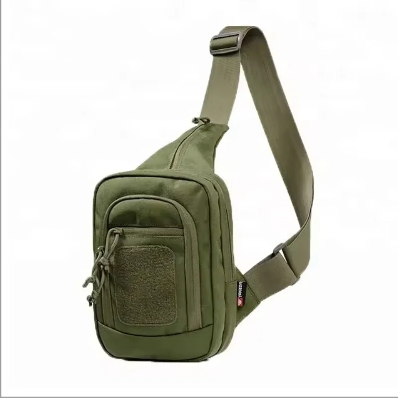 Outdoor tactical shooting single shoulder diagonal cross bag multi-purpose chest bag waterproof crossbody tactical chest bag