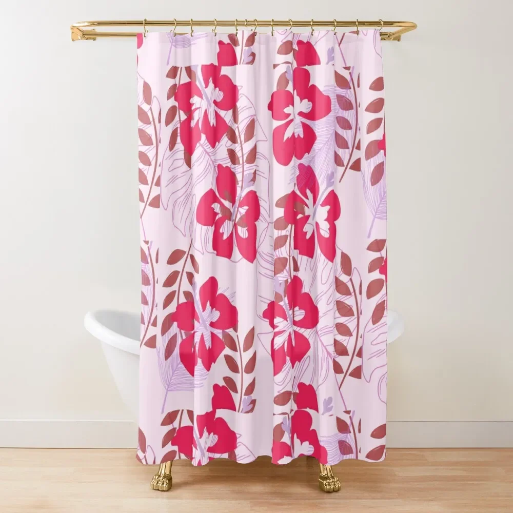 

Copy of Copy of Tropical Pattern #4 Shower Curtain Accessories For Shower And Services Waterproof Fabric Shower Curtain