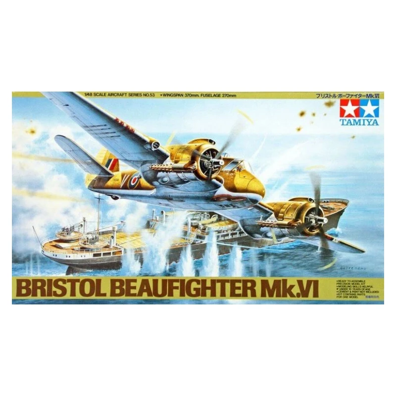 Tamiya Assembled Model 1/48 British Bristol Beaufighter Fighter MK.VI Fighter 61053