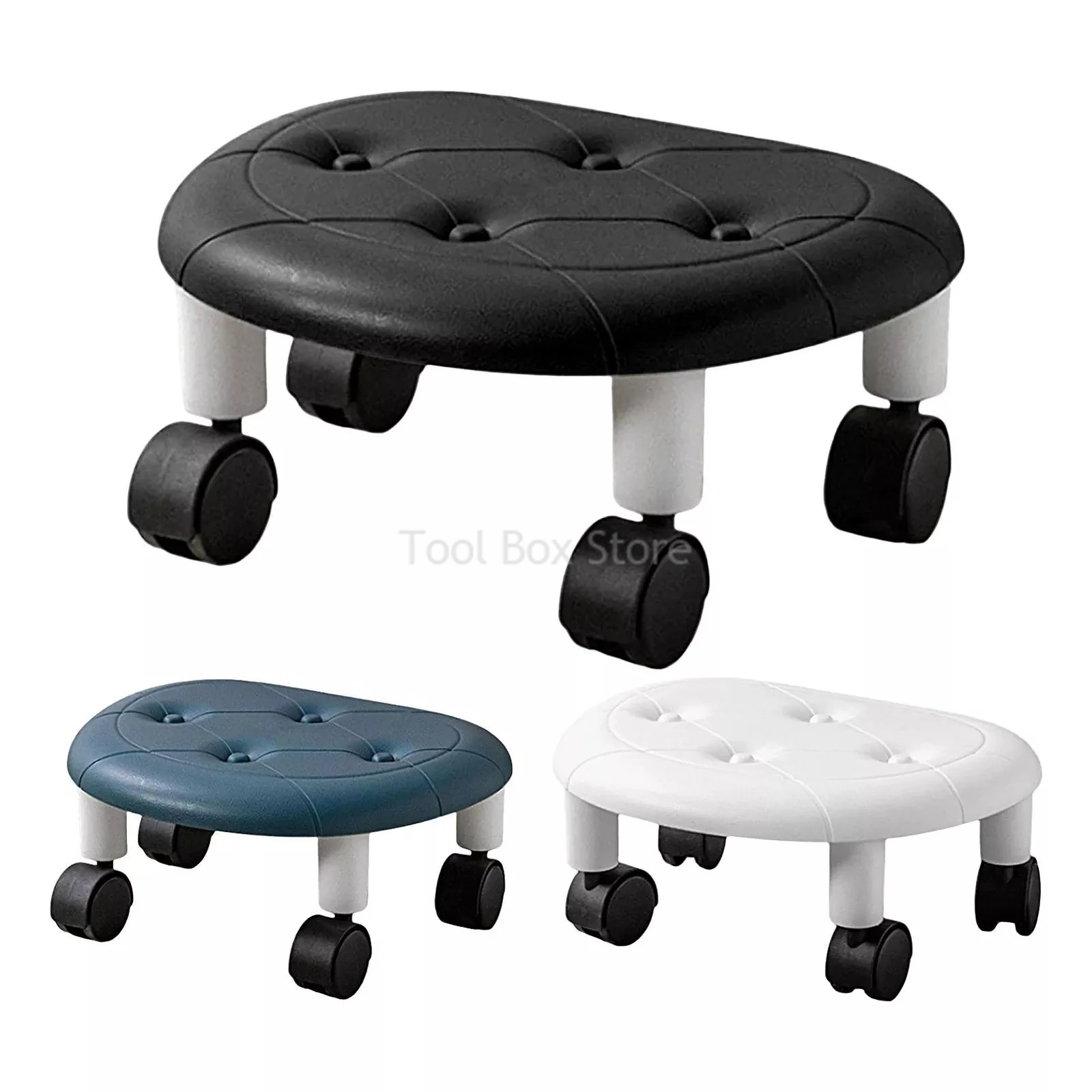 

Pulley Low Stool Household Footstool Mini Comfortable Portable Round Stool Moving Small Chairs Children Shoe Changing Stool