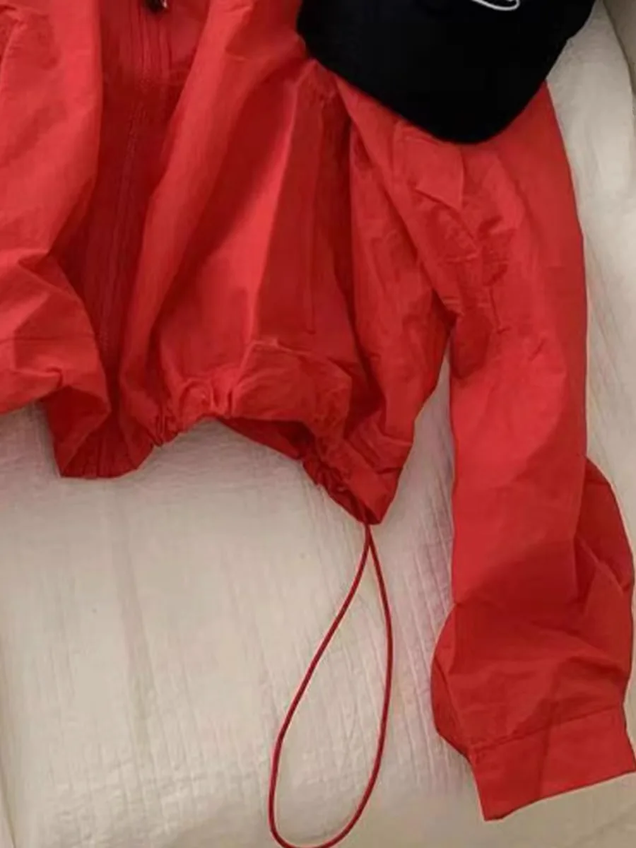 

Women's Long Sve Zipper irt Qui Dry Stand Collar Summer New Sle Commute Korean Version Straight Tube Silk Top