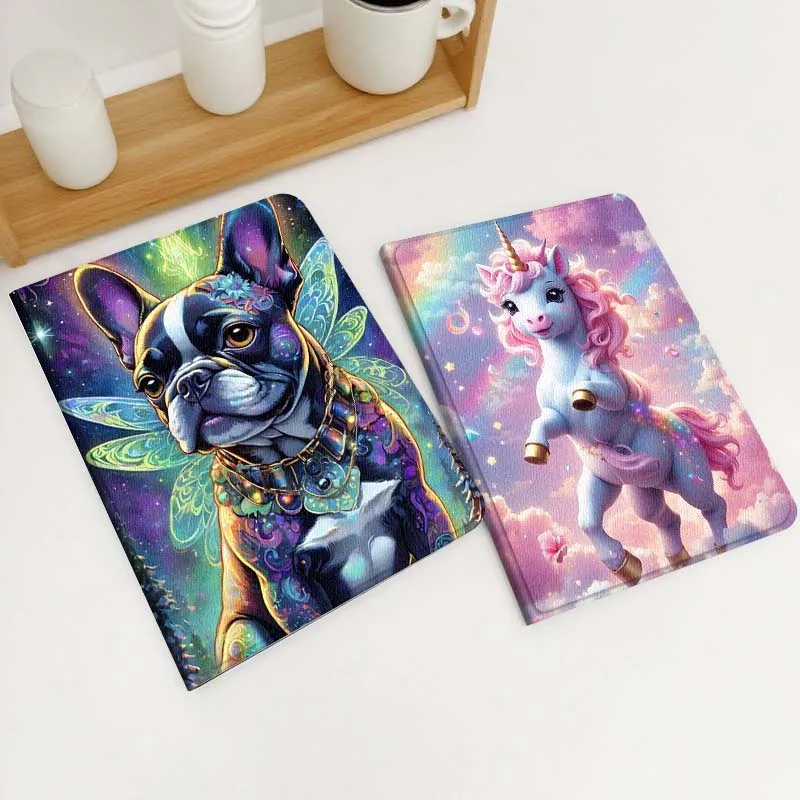 

Color Art Horse Dog Cool For Xiaomi Redmi Mi Poco Pad 2 5 6s 7 7s Ultra Pro Max 14 12.4 12.1 inch Soft Tablet Case Gift