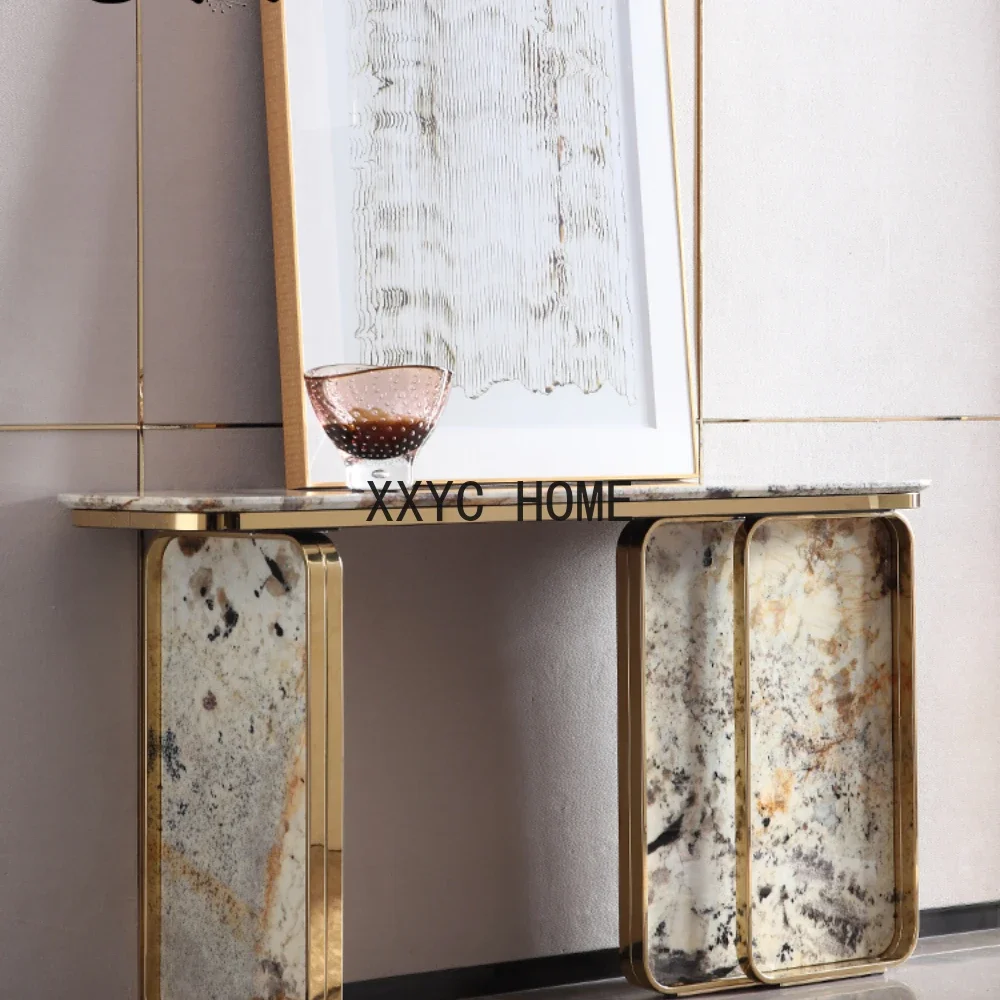 

Marble Porch Table Modern Light Luxury Entrance Hall Desk