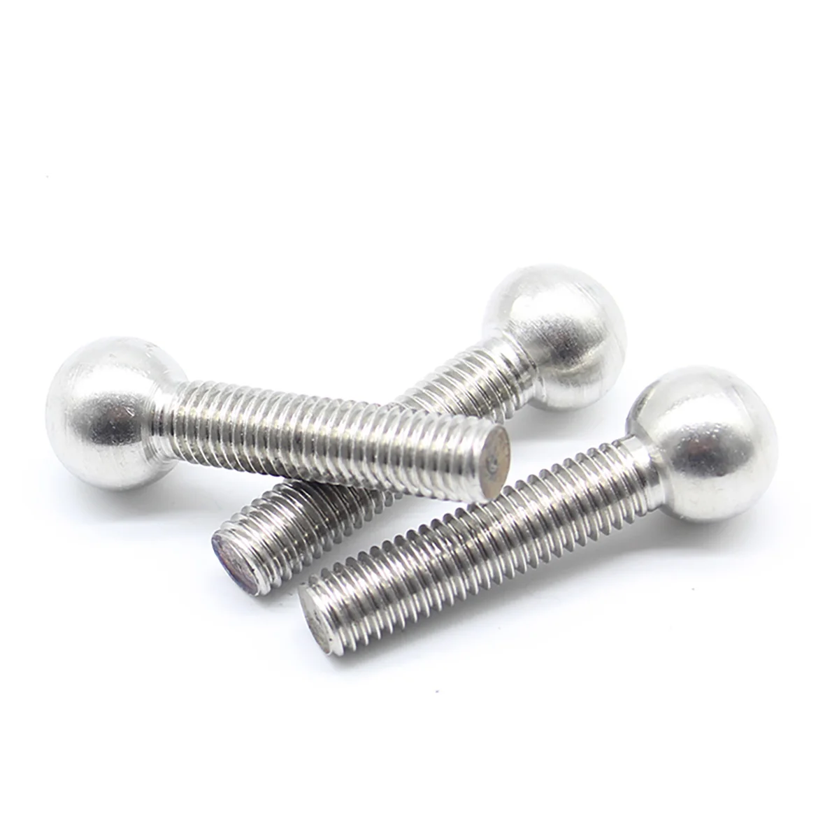 304 Stainless Steel Ball Head Screw / Ball Screw / Ball End Universal Rotating Bracket Bolt