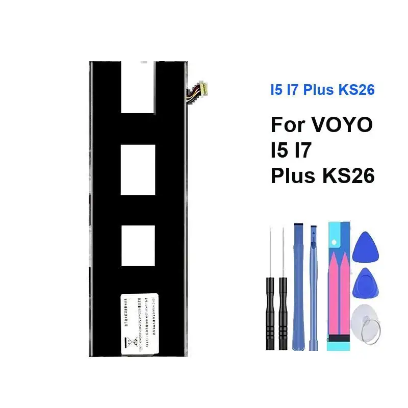 

Для аккумулятора ноутбука большой емкости Voyo I5 I7 Plus KS26 6500 мАч