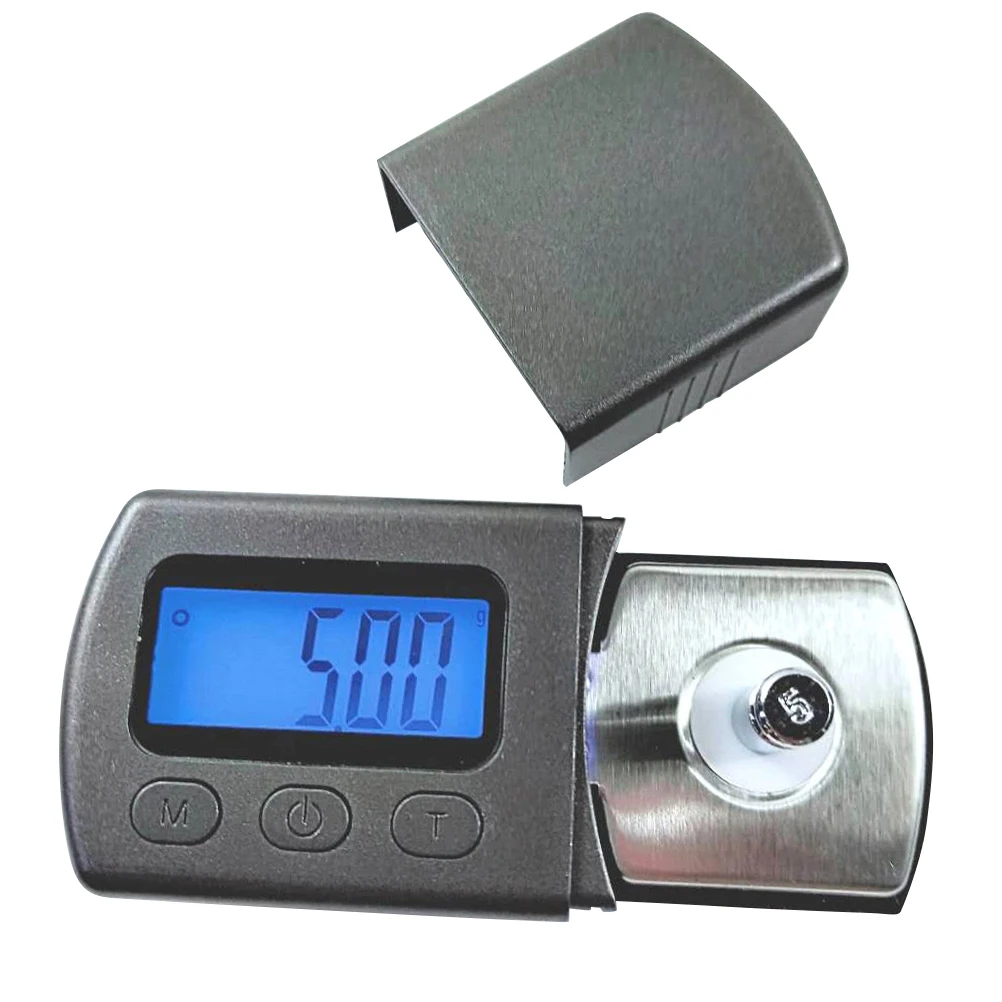 

5G 0.01g Digital Weighing Scale for Record Player LCD Backlight Blue High Precision Stylus Force Measurement Jewellery Diamond