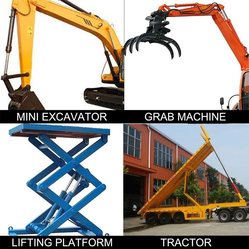 Telescopic Hydraulic Cylinder for Tilting Tractor