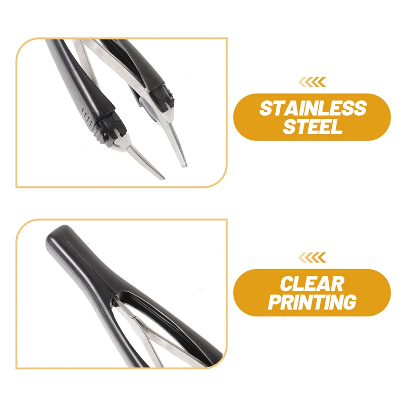 녹 방지 미용 헤어 풀러 메이크업 도구 눈썹 족집게 자동 수축형 얼굴 털 제거 스테인리스 스틸