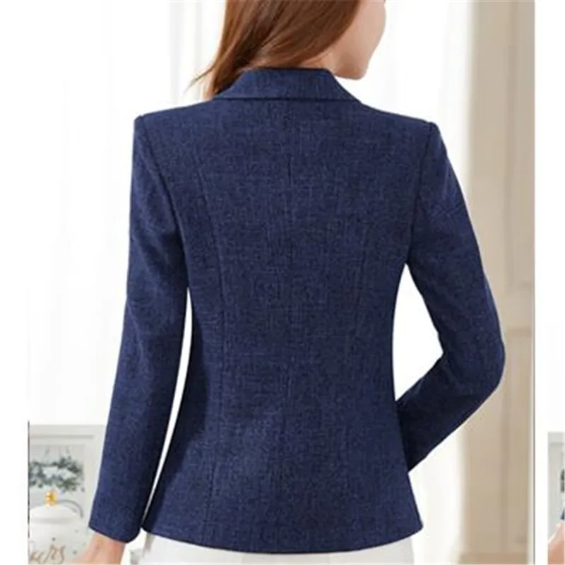 Women Blazer Hot Sale Femme Ladies Blazers Americana Mujer Hot Sale Spring Tweed Hot Sale Fall