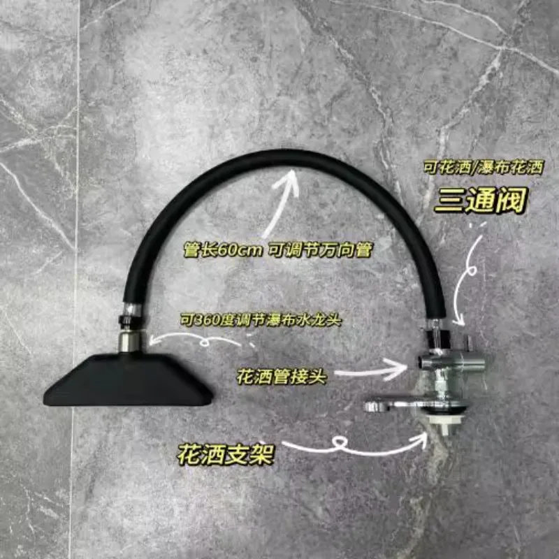 

Carbonated Spring Waterfall Water Circulation Mobile Head Therapy Faucet Hair Salon Waterfall Shampoo Flush Shampoo