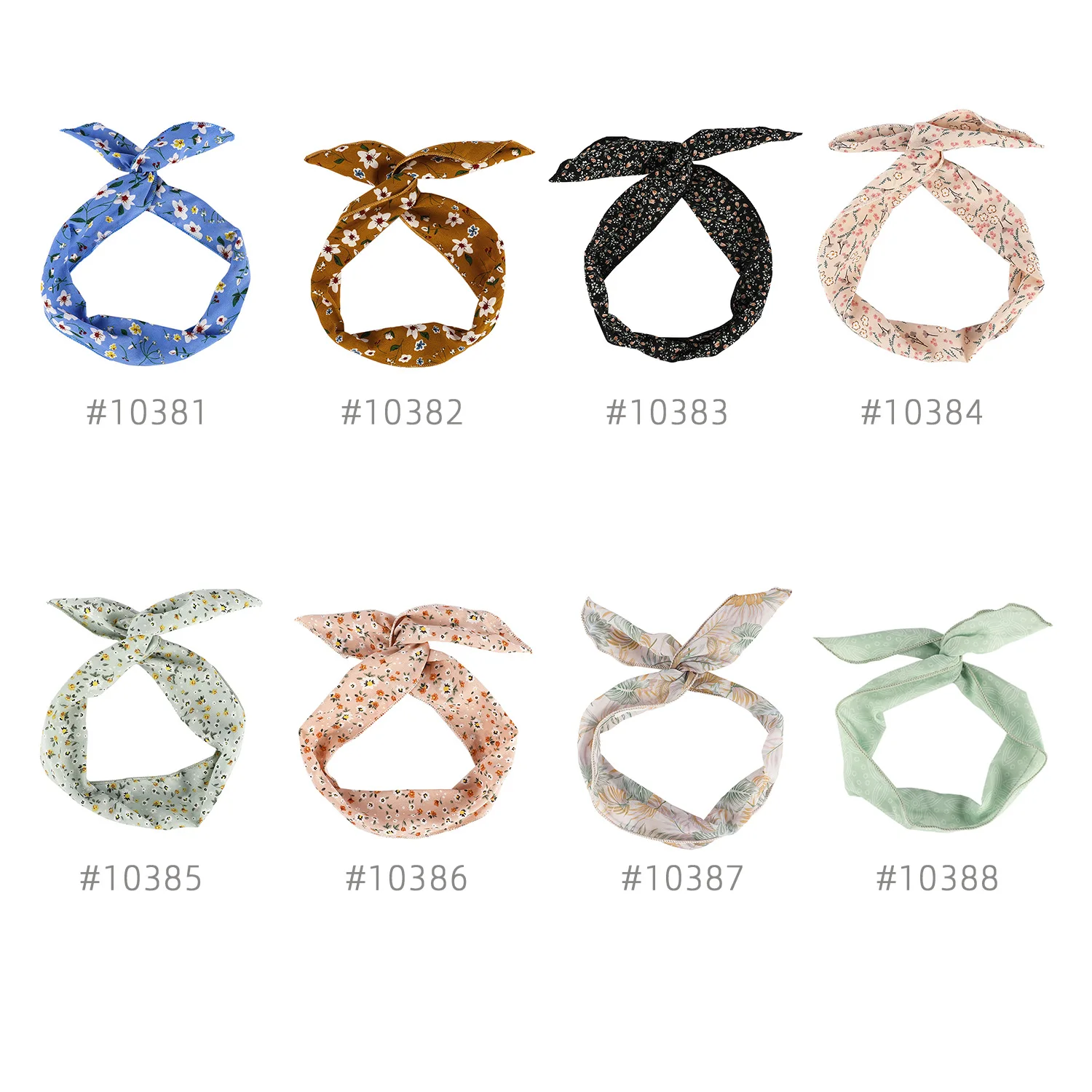 2 قطعة نمط جديد الموضة الطازجة الصغيرة المكسورة زهرة رباط شعر النساء عقال الفتيات العصابات الشعر إكسسوارات الشعر أغطية الرأس #2