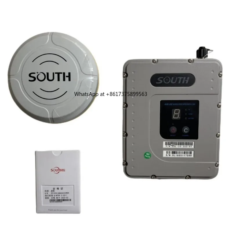 Instrumento de levantamento terrestre GPS Farlink Protocolo de rádio South G3, Rover e base, idioma comutável, transceptor integrado