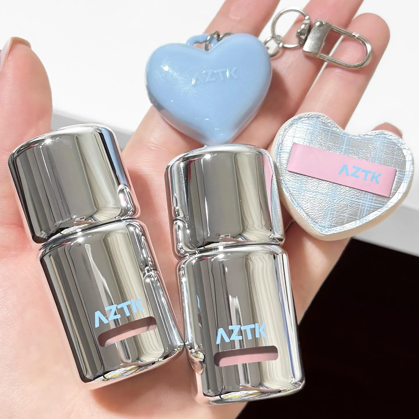 AZTK Matte Liquid Blush 5ml Lightweight All-Day Moisturizing Smooth Nude Jelly Color Long-Lasting Cream Blusher for Natural Make