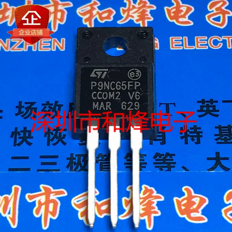 5PCS-10PCS P9NC65FP STP9NC65FP  TO-220F 650V 8A On Stock  New And Origjnal