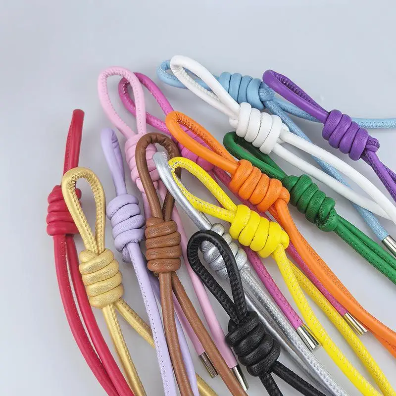 1 Stück Kreativer Vielseitiger Taschenanhänger DIY Handgefertigte Kette Hängende Dekorationsaccessoires ﻿ Hochwertiger gewebter PU-Leder-Seil-Schlüsselanhänger – Detail 1