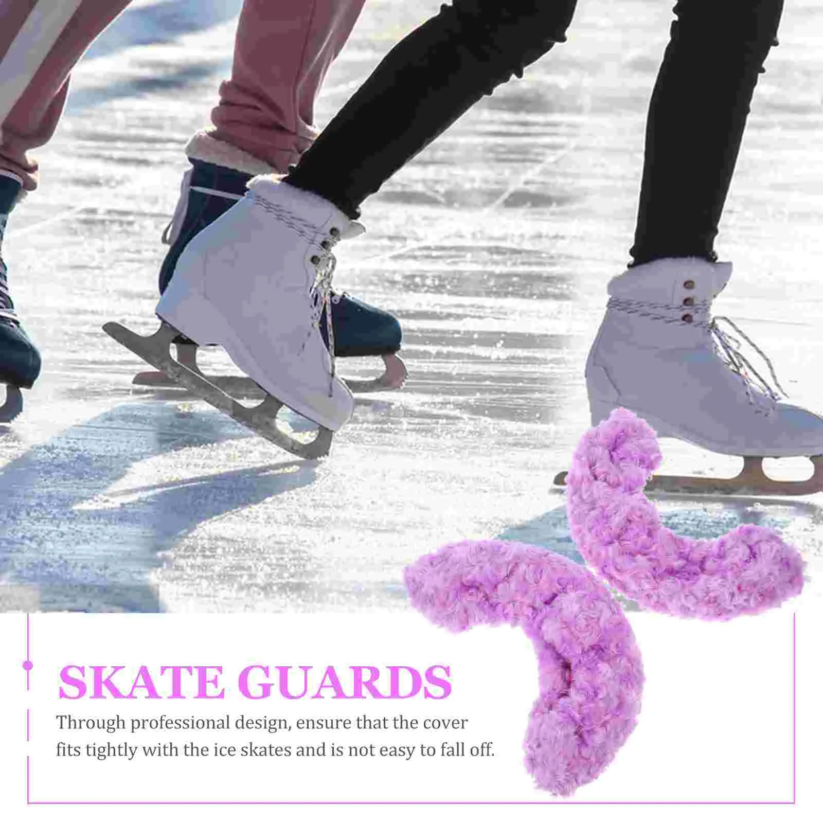 Skate Set Skates Convenient Guard Blade Blades Guards Skating Shoes Covers Ice Polyester Portable Hockey Child