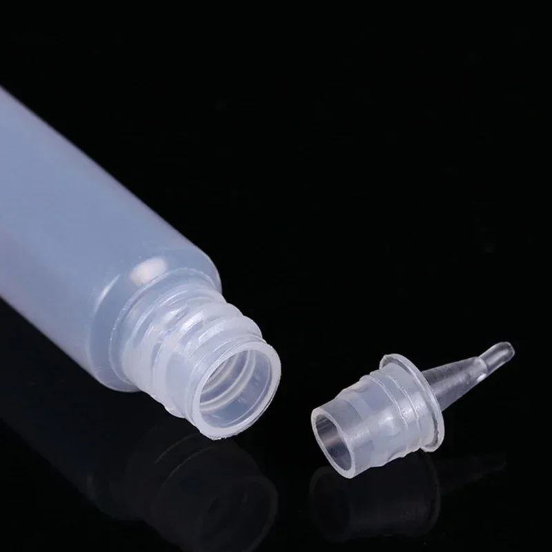 5pcs/lot 15ml/30ml White Plastic Glue Applicator Needle Squeeze Bottles For Paper Quilling DIY Scrapbooking Paper Craft Supplies