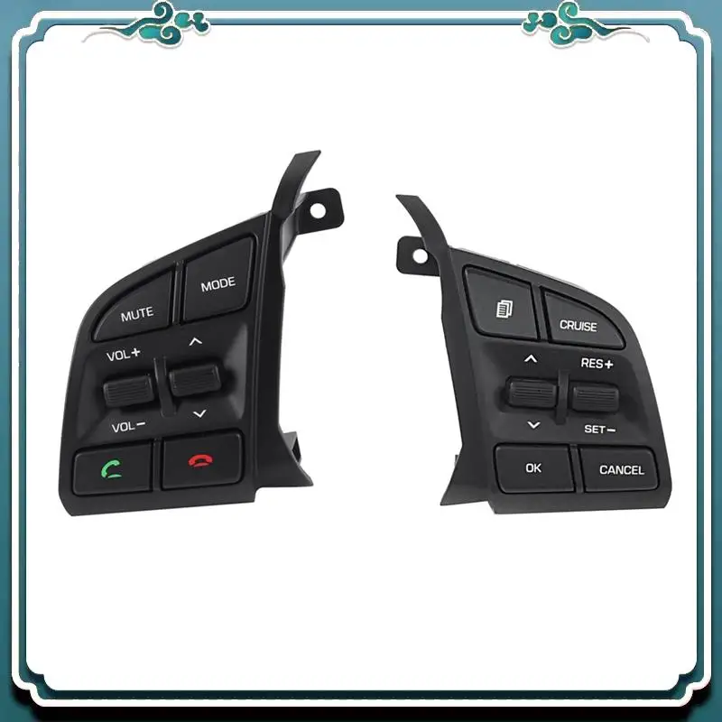 

ABTU-Car Steering Wheel Cruise Control Buttons Remote Volume Button Switches For Hyundai Tucson 2015-2019 96710D3500