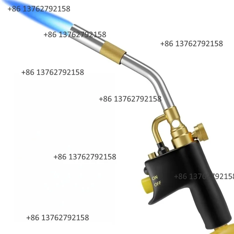 High Intensity Trigger Start Propane MAPP Torch Head Gas Soldering Torch For Plumbing Welding Machinery Maintenance Hardware