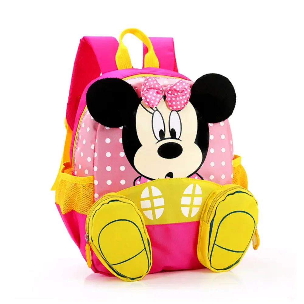 Mickey School Bag Minnie for Boys Girls baby Bag Children Backpack Kindergarten Backpack kid School Bags Satchel